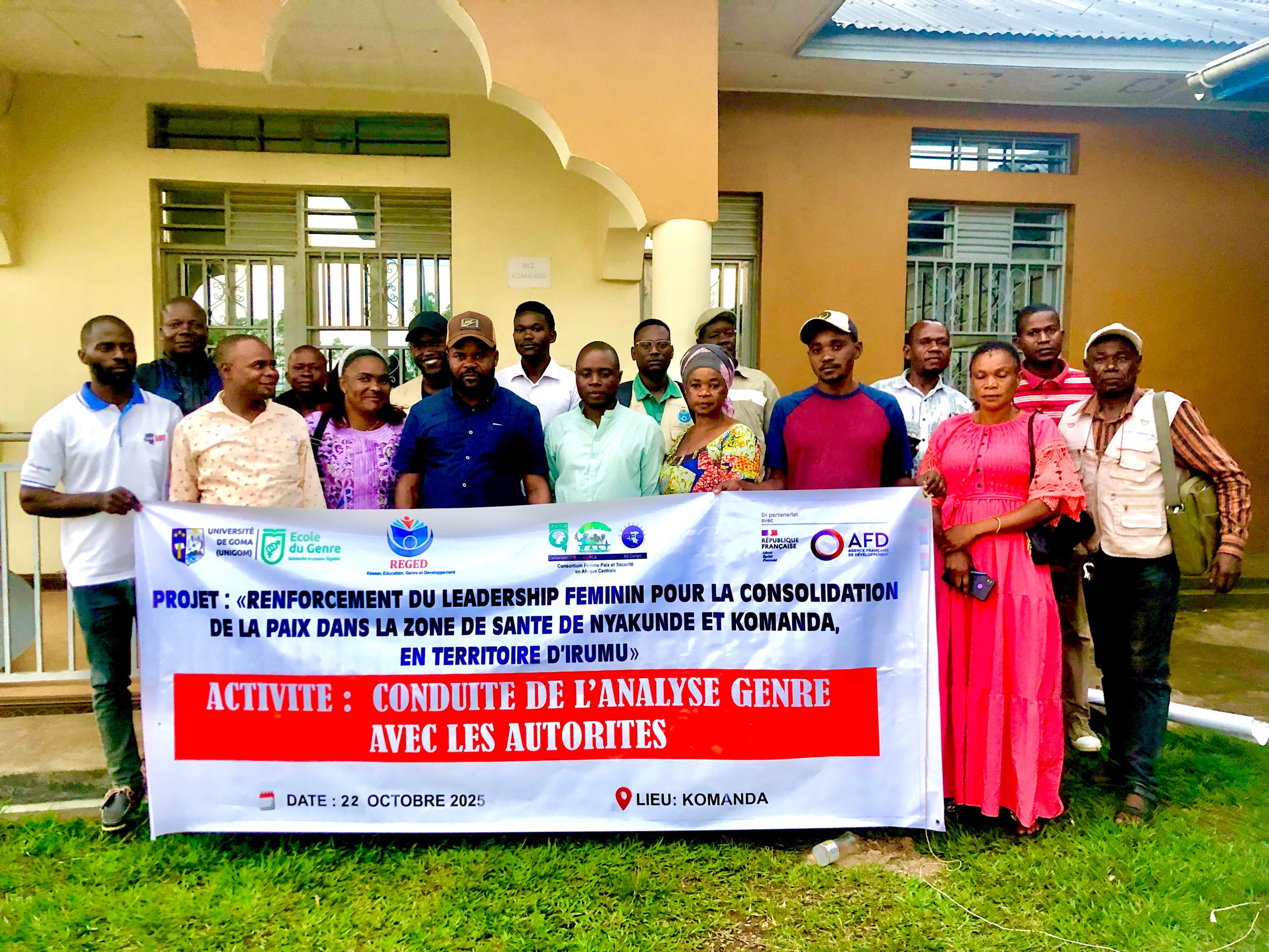 Dans le cadre du Projet de Renforcement du Leadership Féminin pour la Consolidation de la Paix